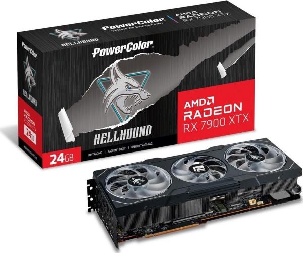 Image du produit Powercolor Radeon RX7900XTX Hellhound GDDR6 HDMI 3xDP (24 Go)
