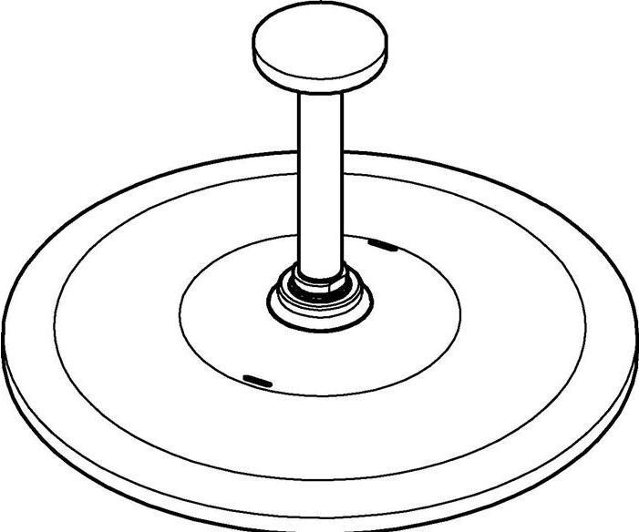 Actual product image Grohe Overhead shower set Rainshower Mono 310 EcoJoy 26560000 31 cm incl. ceiling connection 14.2 (9 l/min)