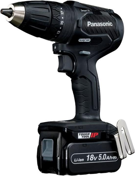 Panasonic Akku-Schlag-Bohrschrauber 14.4V/18V 2x 18V/5.0Ah und Ladegerät in Systainer (Akkubetrieb)