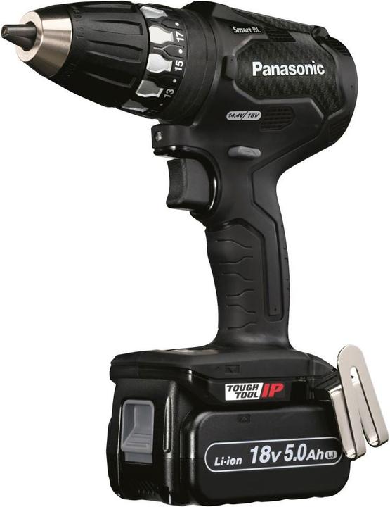 Actual product image Panasonic Cordless drill driver 14.4V/18V incl. 2x18V/5.0Ah and charger in Systainer (Rechargeable battery operated)