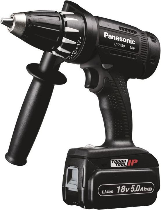 Image du produit Panasonic Perceuse-visseuse sans fil 18V avec poignée, y compris 2x5.0Ahund Ladegerät in Systainer