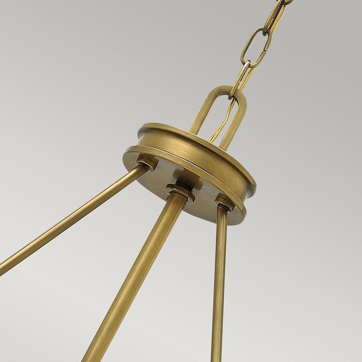Actual product image Elstead Lighting Collier pendant light E14 4-fold Heritage brass (E14)