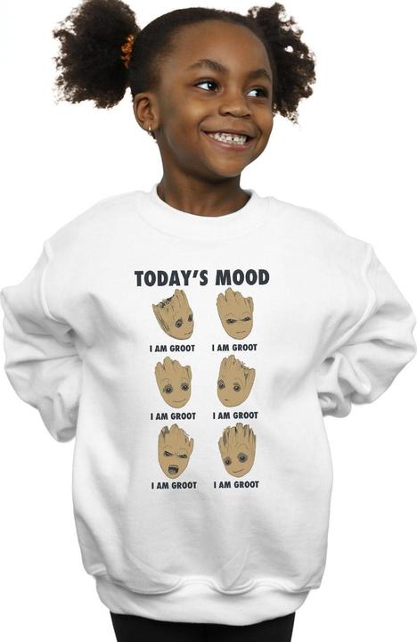 Produktbild Guardians Of The Galaxy Groot Today's Mood Sweatshirt Mädchen (140, 146)