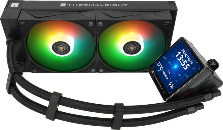 Actual product image Thermalright Kit Watercooling AIO Grand Vision RGB - 240mm (Blanc) (120 mm)