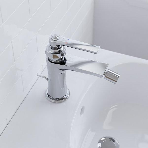 Image du produit Steinberg Série 350 robinetterie de bidet, avec garniture découlement, saillie 130mm, 0