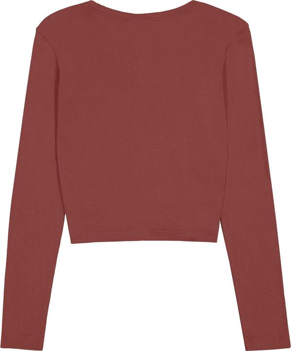 Actual product image Champion Koszulka damska Crewneck Croptop brązowa 117435 MS524 M (M)