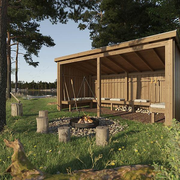 Image du produit kaiserkraft Cabane à barbecue Nordic