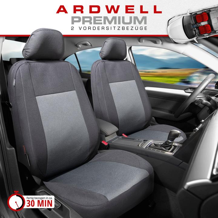 Produktbild Walser Autositzbezug ZIPP-IT Premium Ardwell, PKW-Schonbezüge für 2 Vordersitze mit Reiverschluss-System s