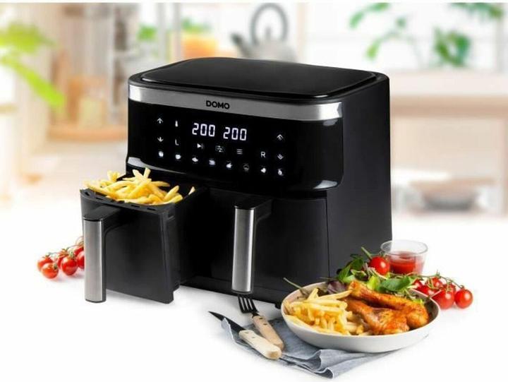 Produktbild Domo DO537FR Heissluft-Fritteuse Überhitzungsschutz, Timerfunktion, mit Display, Antihaftbeschichtu