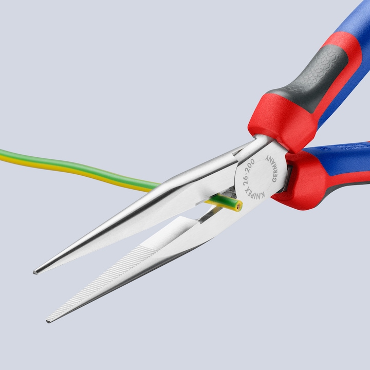Produktbild Knipex Flachrundzange mit Schneide (200 mm)