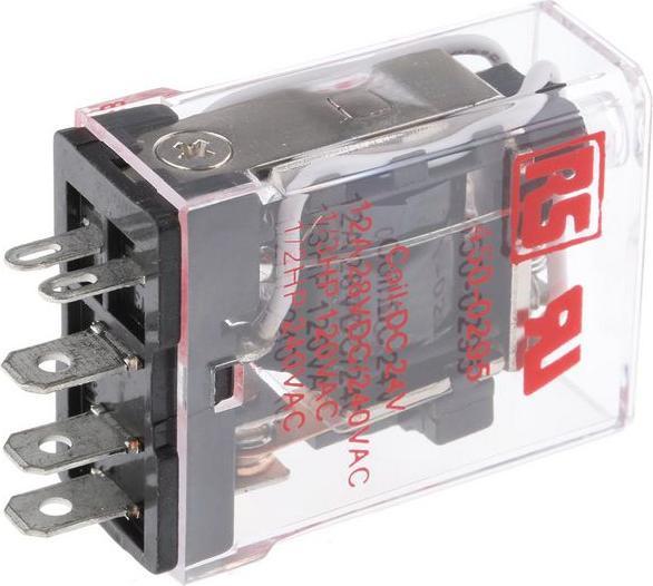 RS PRO Relè con indicatore led 15A SPCO 24Vdc