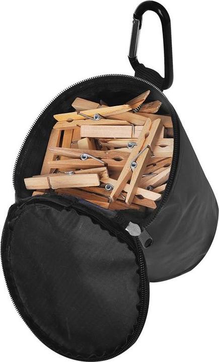 Produktbild ProPlus Wäscheklammer-Beutel mit Karabiner