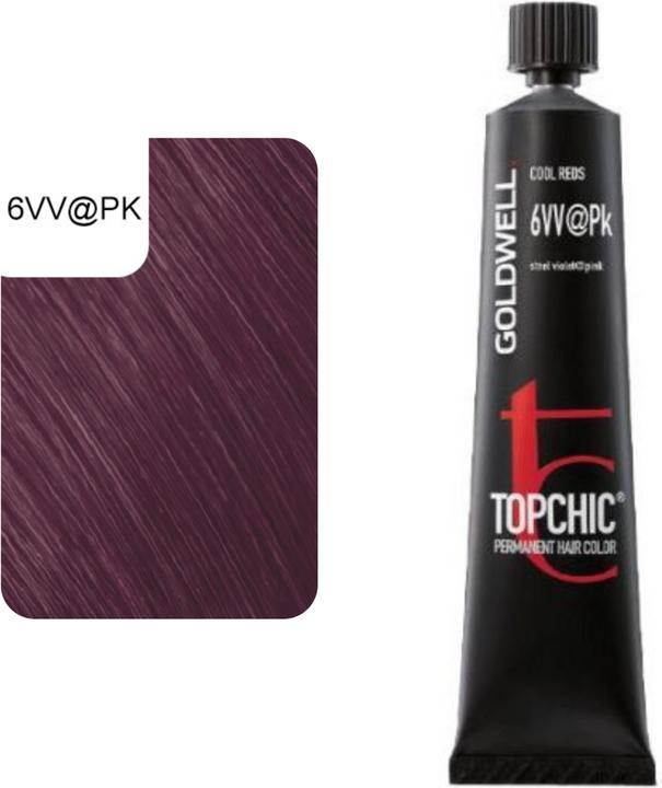 Actual product image Goldwell Topchic (6VV@PK - metallic violet elumenated pink)