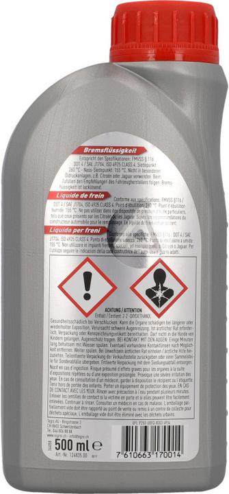 Actual product image Nigrin Brake fluid DOT4 (0.50 l)