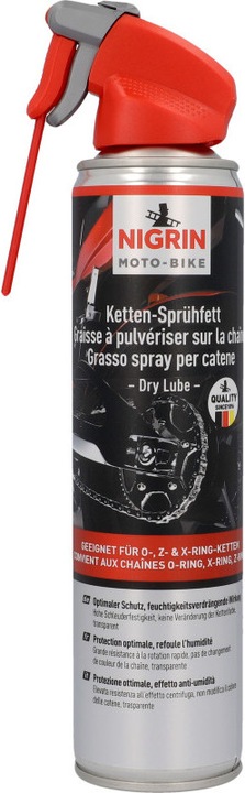 Actual product image Nigrin Chain spray grease (400 ml, Universal Lubricant)