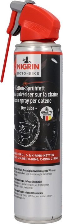 Actual product image Nigrin Chain spray grease (400 ml, Universal Lubricant)