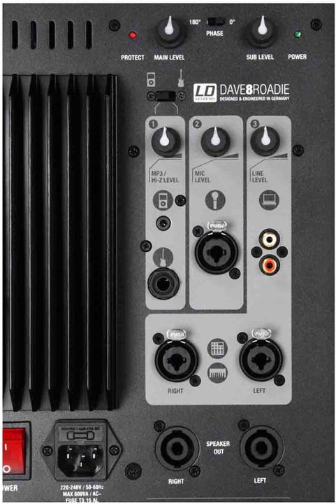 Actual product image LD Systems DAVE 8 Roadie (Active)
