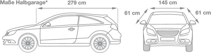 Actual product image Cartrend Semi-garage