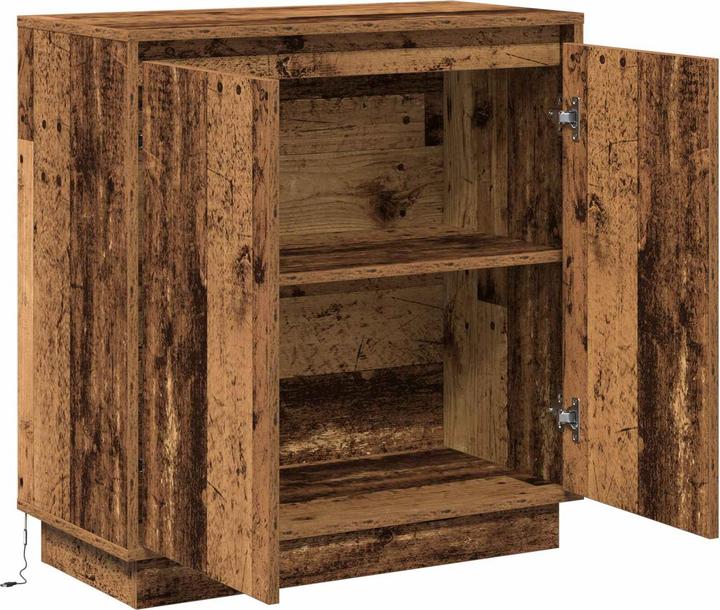 Actual product image vidaXL LED Aufbewahrungseinheit (34.50 x 34.50 x 75 cm)