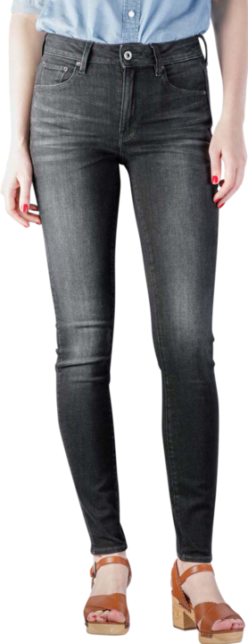 Actual product image G-Star 3301 High Skinny Jeans Superstretch worn in coal (W31/L30)