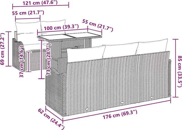 Produktbild vidaXL Cassidy