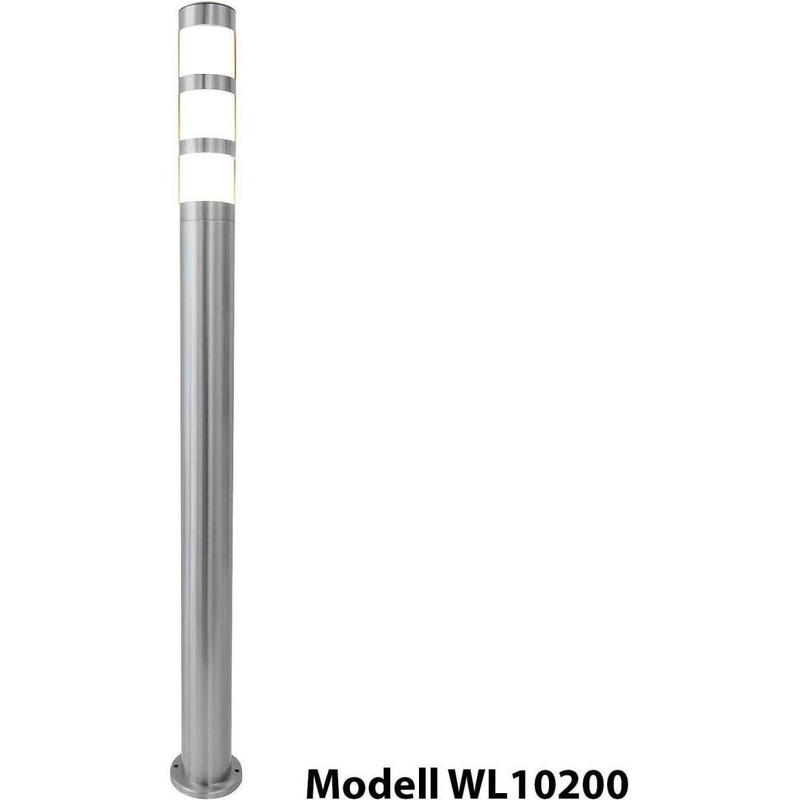 Thumbnail - Grafner, Gartenbeleuchtung, Edelstahl Wegleuchte WL10200 Gartenlampe 110 cm 4er Set (E27, IP44)