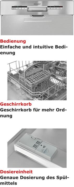 Produktbild Exquisit Exqu Geschsp. EGSP1012-EB-030E E inox 816300301