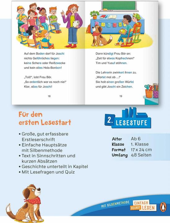 Produktbild Penguin JUNIOR – Einfach selbst lesen Eine Klasse mit Wuff (Deutsch, Katja Reider, 2024)