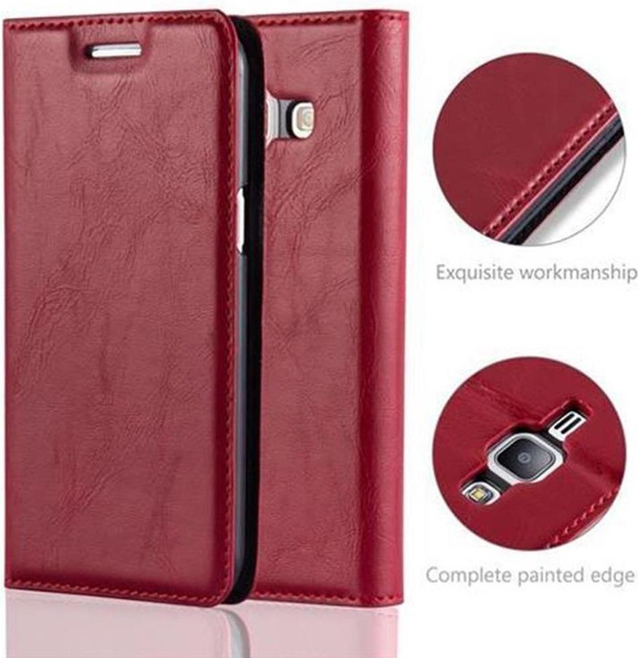 Actual product image Cadorabo Book Invisible Magnet Cover (Samsung Galaxy J1)