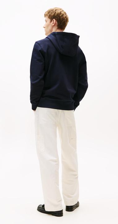 Image du produit Tommy Hilfiger Sweat à capuche avec fermeture éclair en coton empilé (XS)