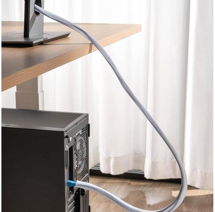 Actual product image Purelink Cable conduit polyester 1.80m white (Cable conduit, 180 cm)