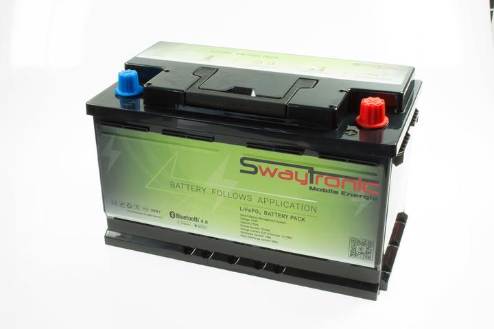 Actual product image Swaytronic LiFePO4 Storage Battery 12.8V 95Ah (12.80 V, 95 Ah)