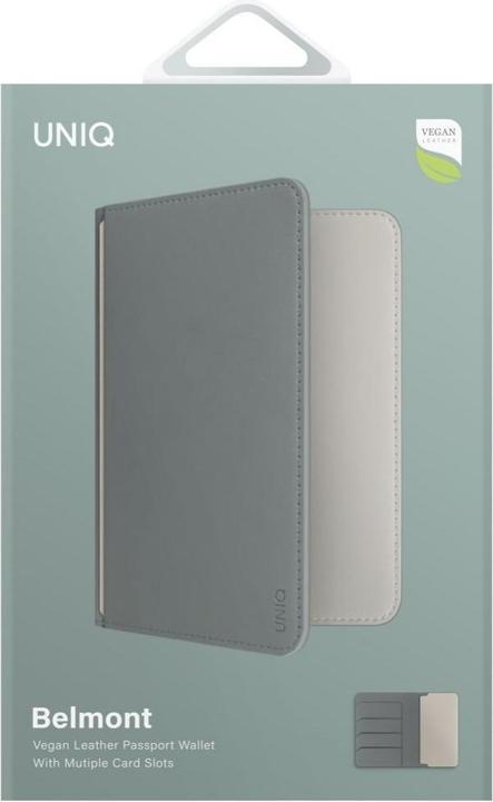 Produktbild Uniq Belmont RFID Blocking Passport Case - Green/Ivory