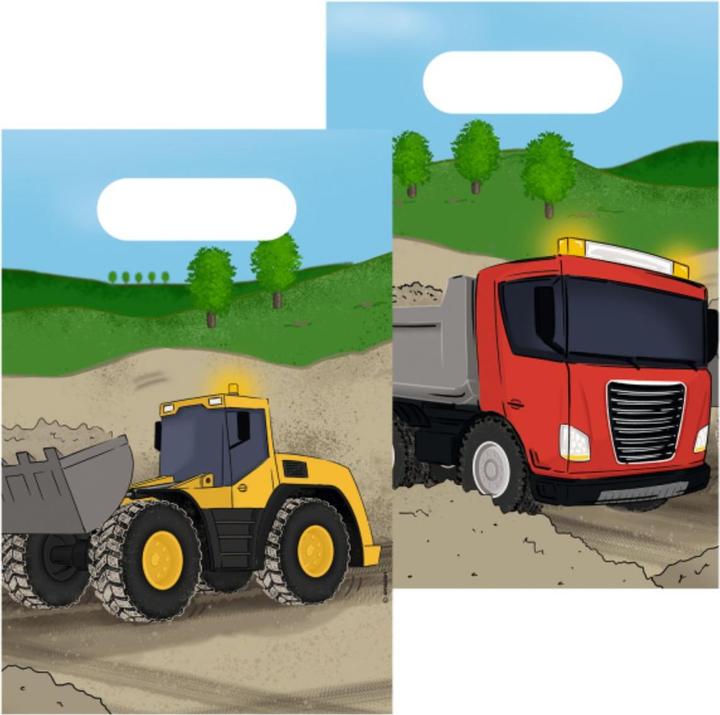Actual product image Amscan Paper bags - Construction site (8 pcs.)
