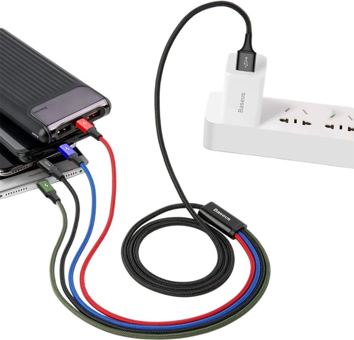 Actual product image Baseus 4in1 (1.20 m, USB 2.0)