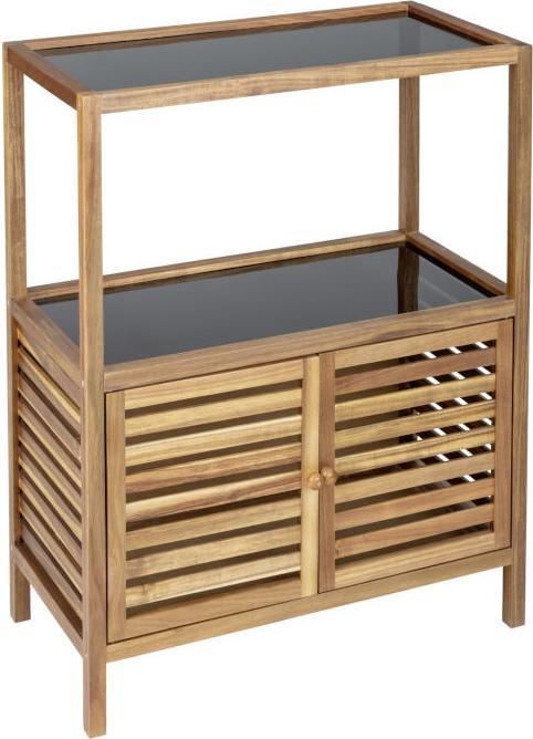 Wenko Badregal mit 2 Türen Fondi (67.50 x 35.50 x 86 cm)
