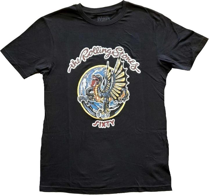 Produktbild The Rolling Stones Sixty Dragon Globe TShirt (3XL)