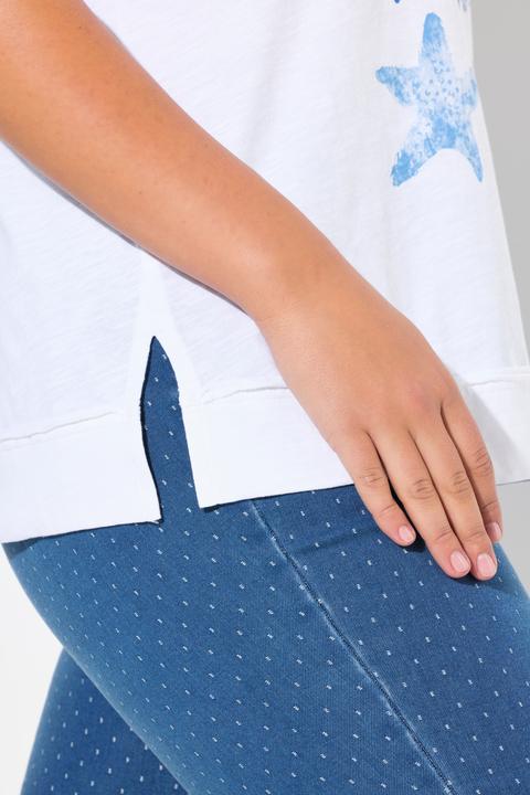 Actual product image Ulla Popken Starfish Open Edge Graphic Tee (54)