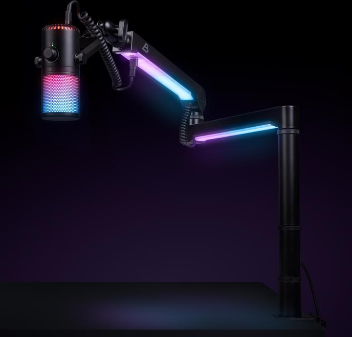 Immagine prodotto Blackstorm Mercury RGB Desk Microphone Stand with USB Cable