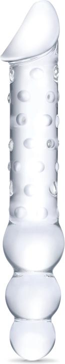 Produktbild Gläs Double Ended Glass Dildo with Anal Beads