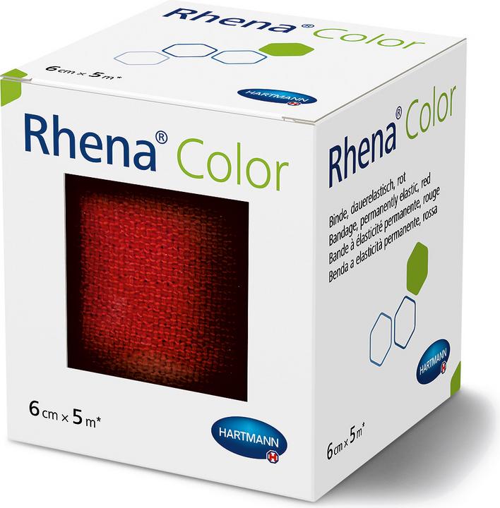 Produktbild Rhena Color Elastische Binden 6cmx5m rot