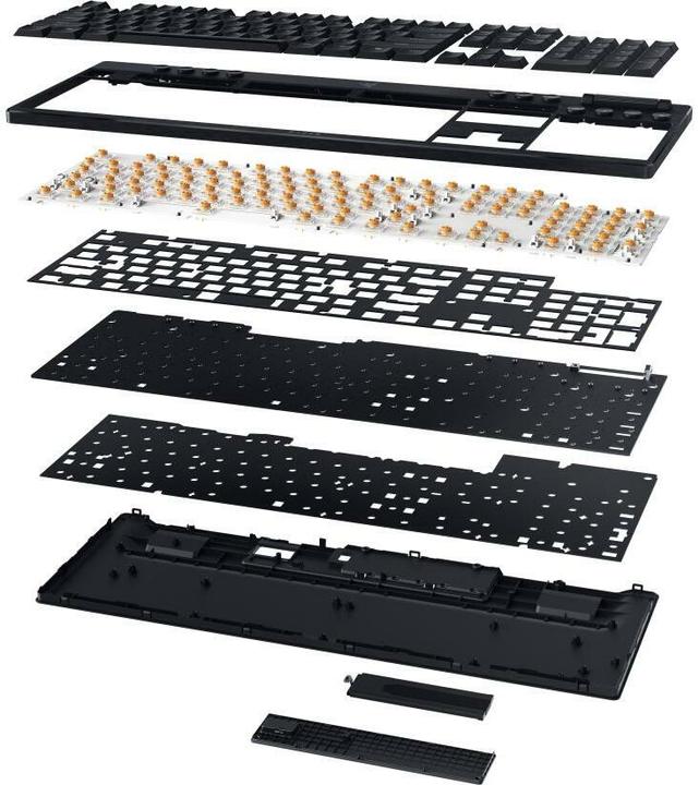 Immagine prodotto Razer BlackWidow V4 Low-profile HyperSpeed (CH, Senza fili, Cablato)