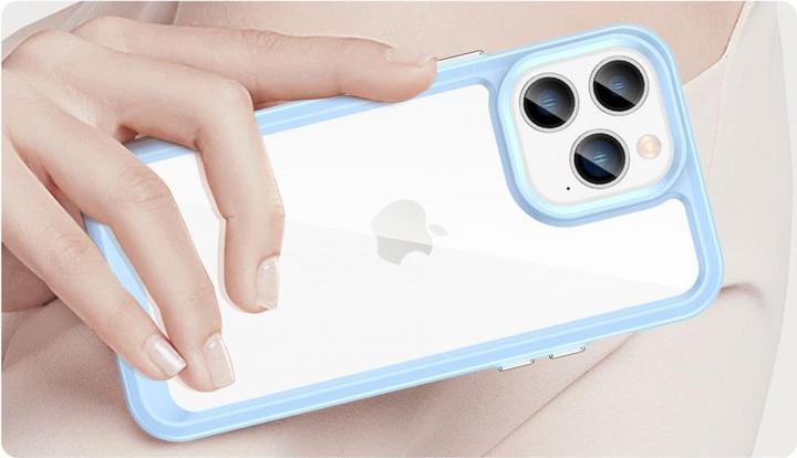 Produktbild Hurtel Outer Space Case iPhone 14 Pro Max hard case with a gel frame blue (Apple iPhone 14 Pro Max)
