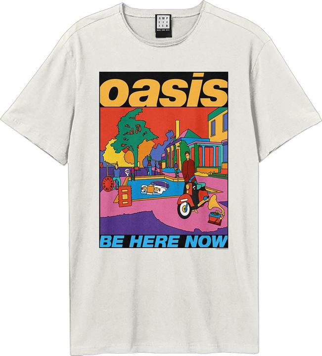 Actual product image Amplified Unisex Adult Be Here Now Oasis T-Shirt (XXL)