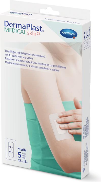 Actual product image DermaPlast Medical skin+ (5 x)
