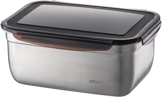 Lock & Lock Edelstahl Vorratsdose 3.6lt 265x185x110mm (3.60 l)