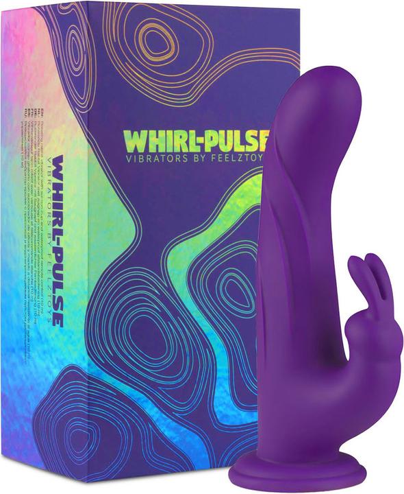 Produktbild FeelzToys Whirl-Pulse Rotating Rabbit Vibrator & Remote Control Purple