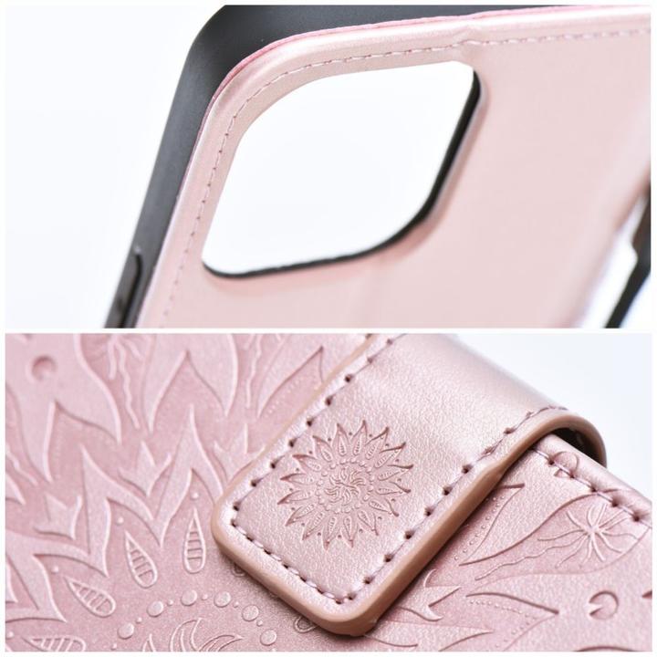 Produktbild OEM Back panel cover MEZZO Book case for XIAOMI Redmi Note 12 5G mandala rose gold (Xiaomi Redmi Note 12 5G)