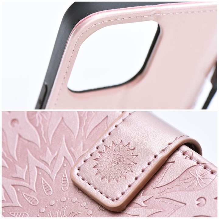 Produktbild Techonic Back panel cover OEM MEZZO Book case for XIAOMI Redmi Note 11 / 11S mandala rose gold (Xiaomi Redmi Note 11, Oppo A11s)