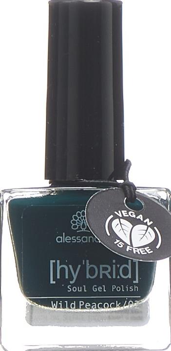 Produktbild Alessandro Nagellack Hybrid 118 Wild Peacock (118 Wild Peacock, Gel-Effekt Nagellack)